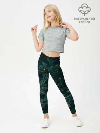 Леггинсы для девочки / Елка