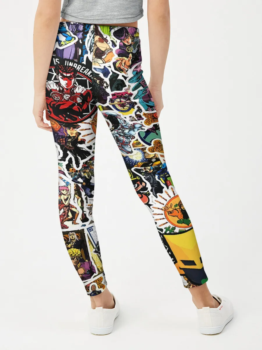 Леггинсы для девочки / JoJo’s Sticker Bombing