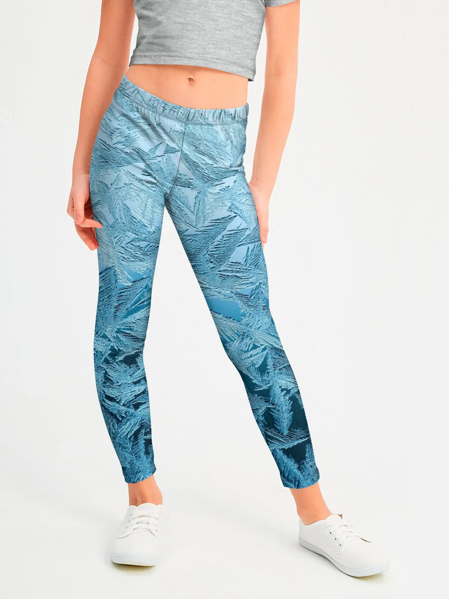 Леггинсы для девочки / Иней