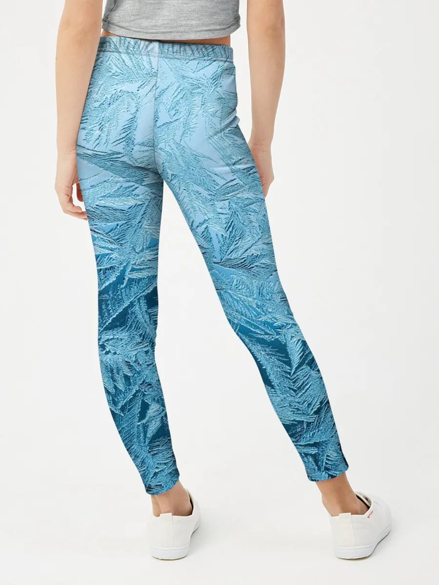 Леггинсы для девочки / Иней