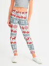 Леггинсы для девочки / Новогодний пиксельный узор