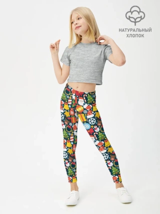 Леггинсы для девочки / Новый Год