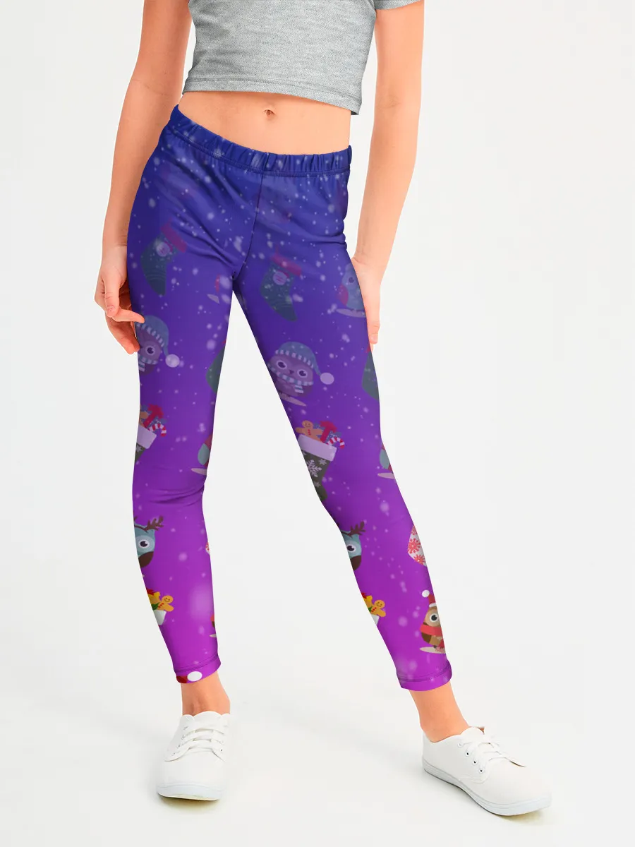 Леггинсы для девочки / Новый год