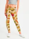 Леггинсы для девочки / Фастфуд
