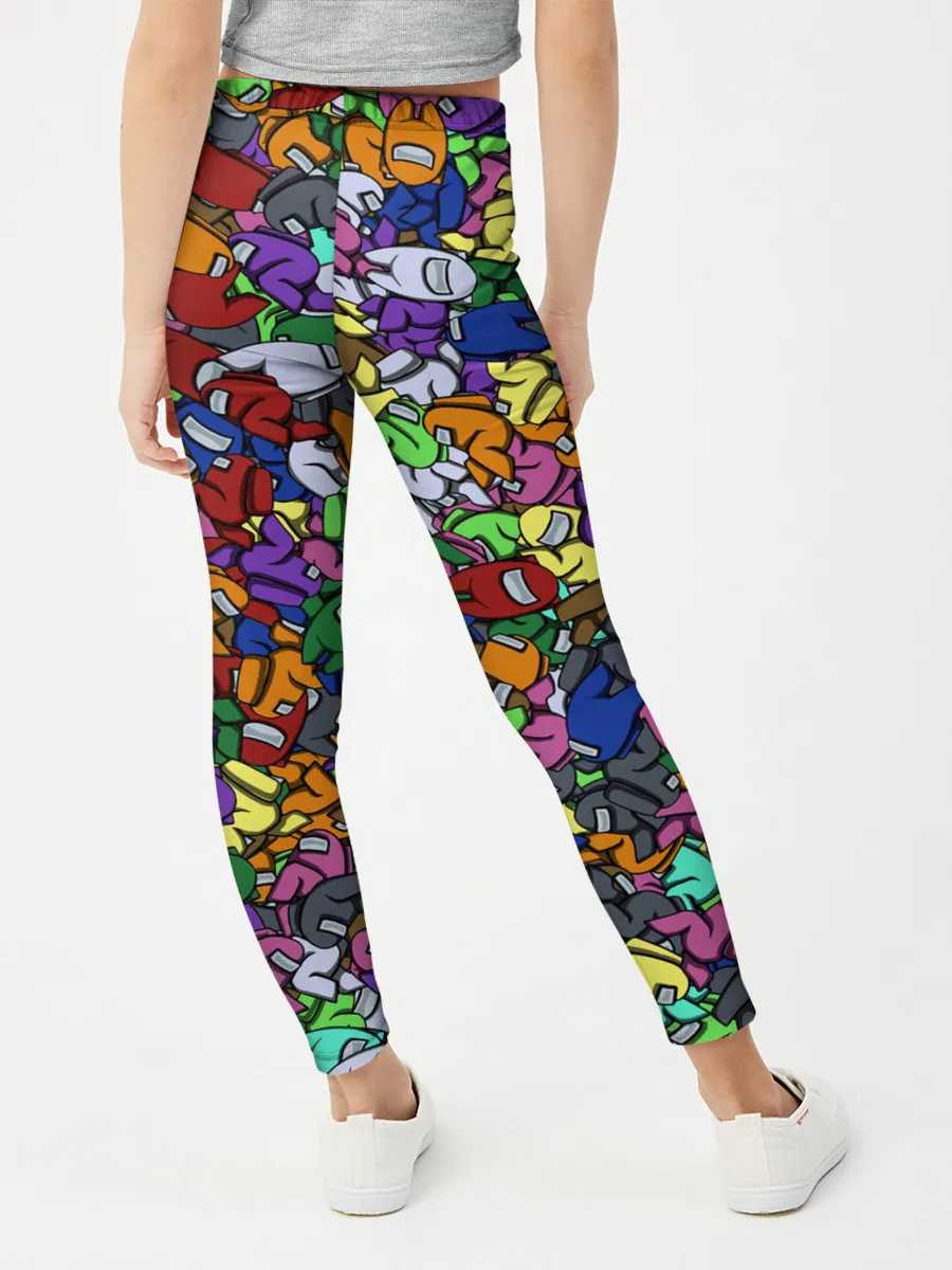 Леггинсы для девочки / Among Us Overload