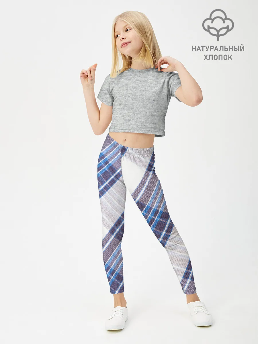 Леггинсы для девочки / Шотландка | Scottish | Tartan