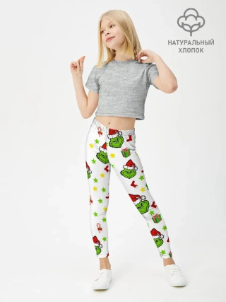 Леггинсы для девочки / Гринч