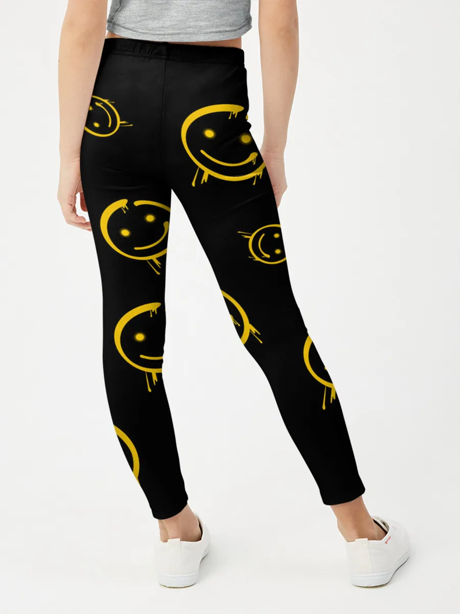 Леггинсы для девочки / Смайл