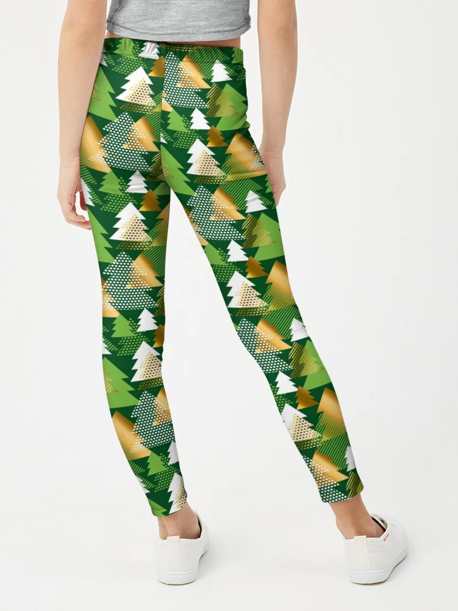 Леггинсы для девочки / Ёлки