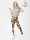 Леггинсы для девочки / Граффити монстров
