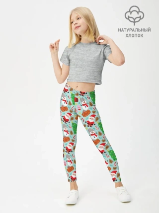 Леггинсы для девочки / Новый Год