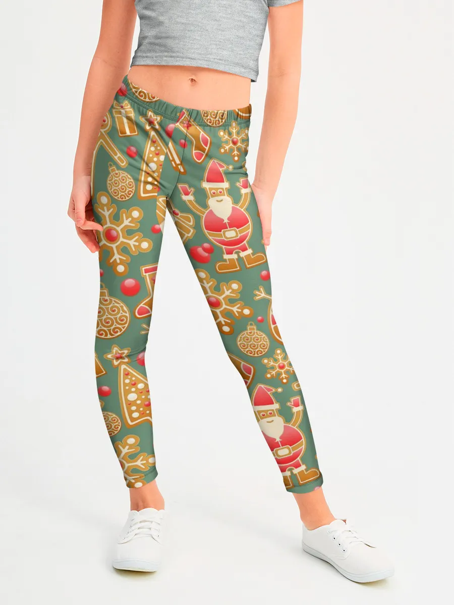 Леггинсы для девочки / Новый год 2021