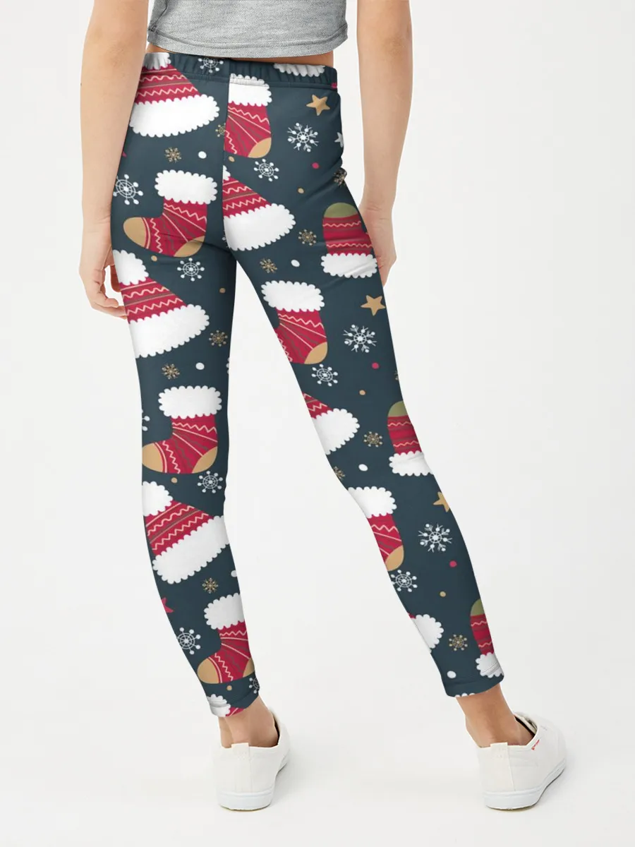 Леггинсы для девочки / Новый год 2021