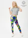 Леггинсы для девочки / Космическая хризонтема