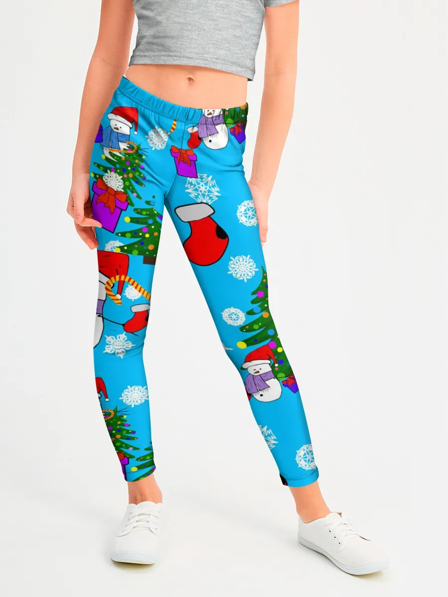 Леггинсы для девочки / Новый год