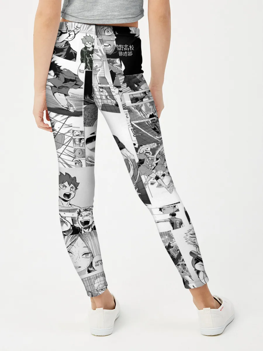 Леггинсы для девочки / Haikyu pattern
