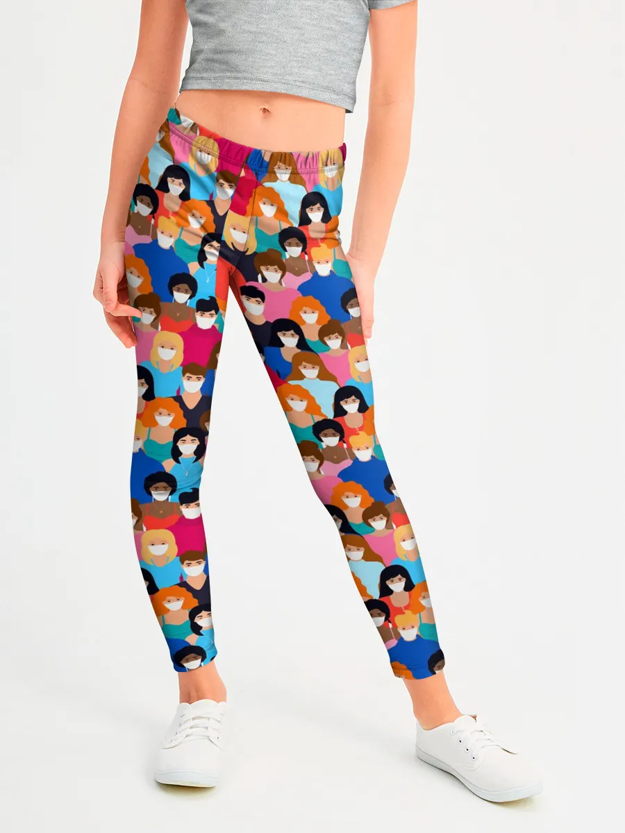 Леггинсы для девочки / Масочный Режим