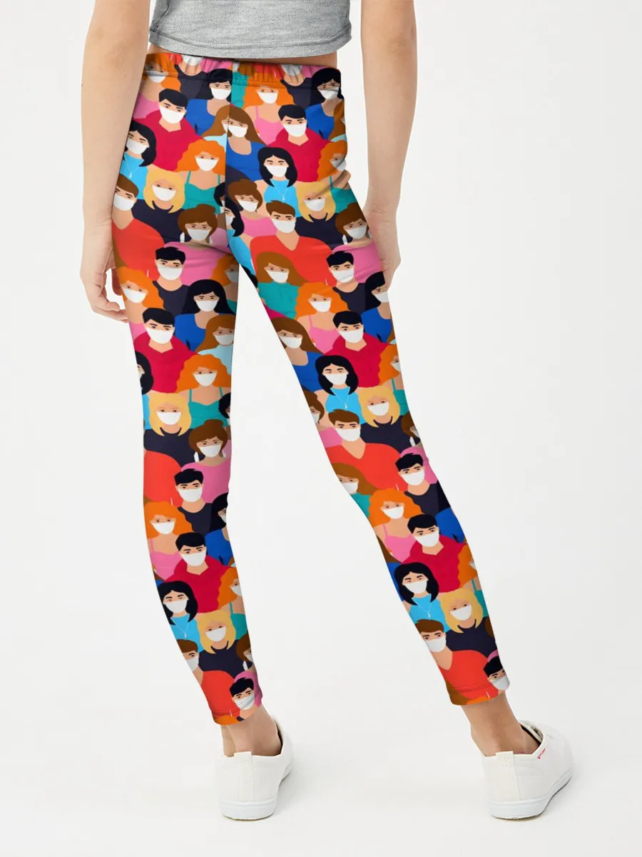 Леггинсы для девочки / Масочный Режим