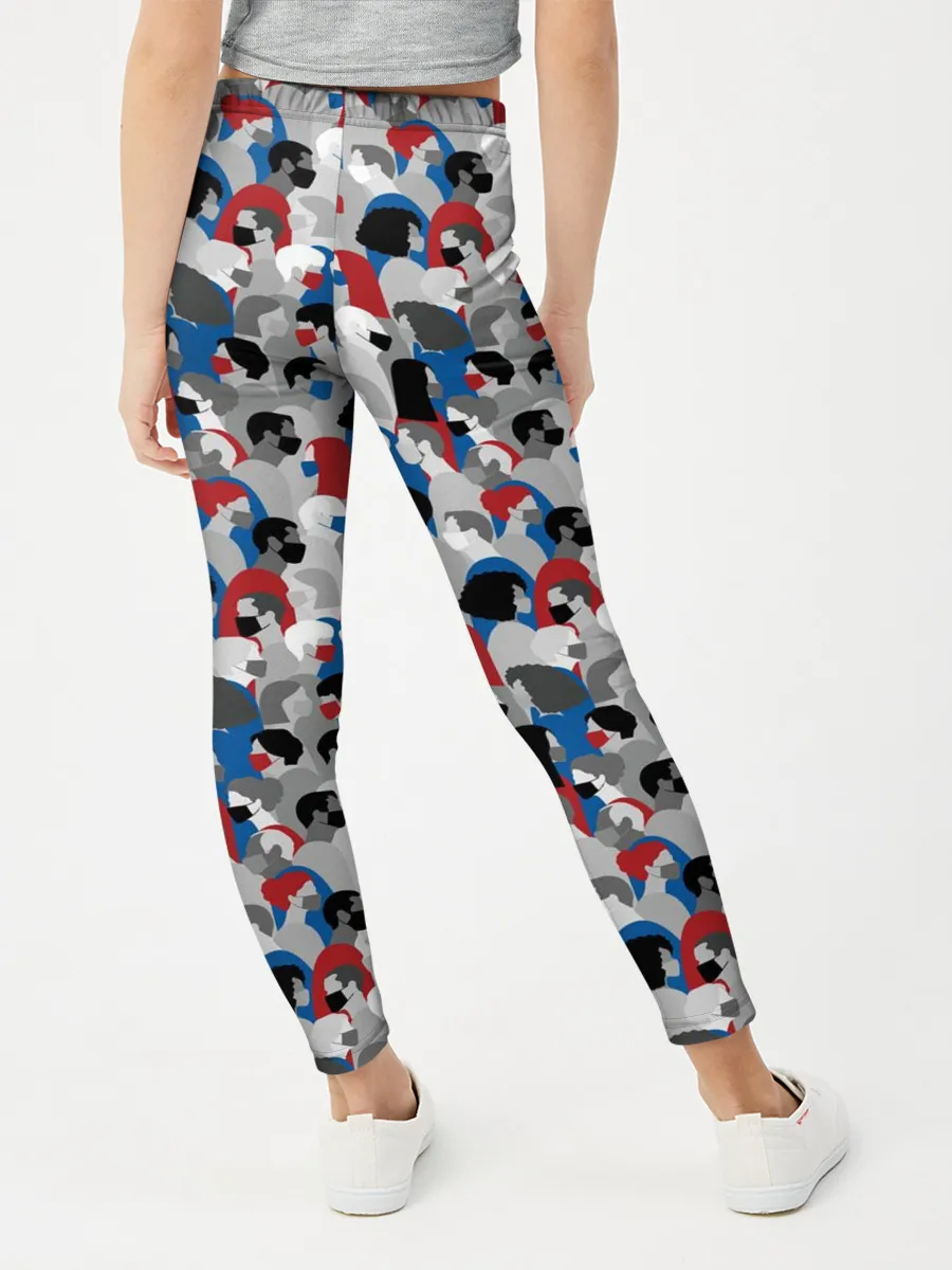 Леггинсы для девочки / Коронавирус