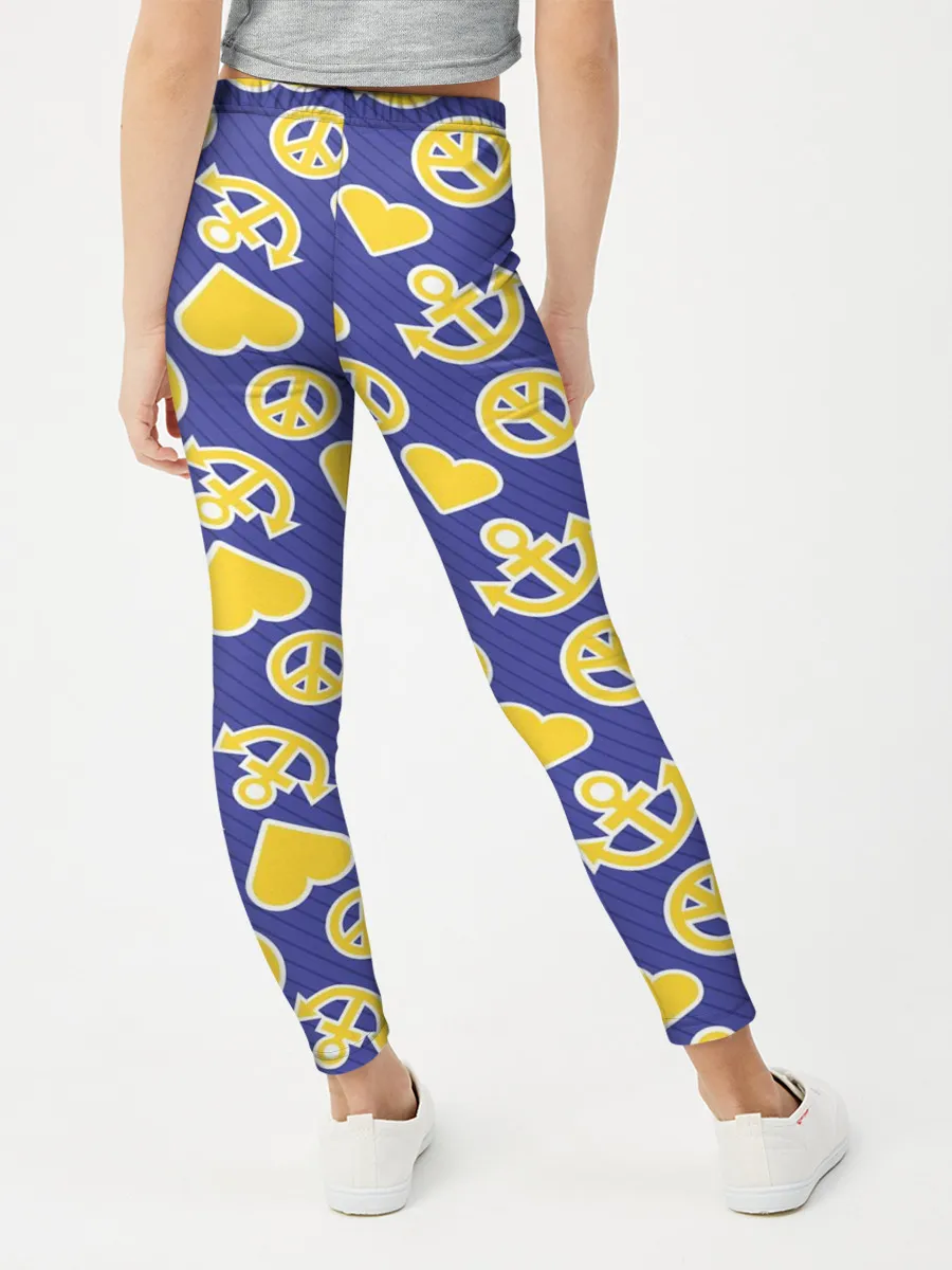 Леггинсы для девочки / Kimyou na Bouken паттерн