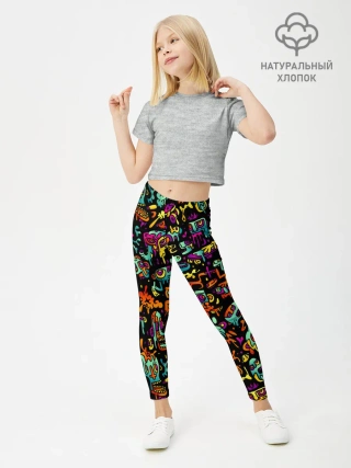 Леггинсы для девочки / Монстры