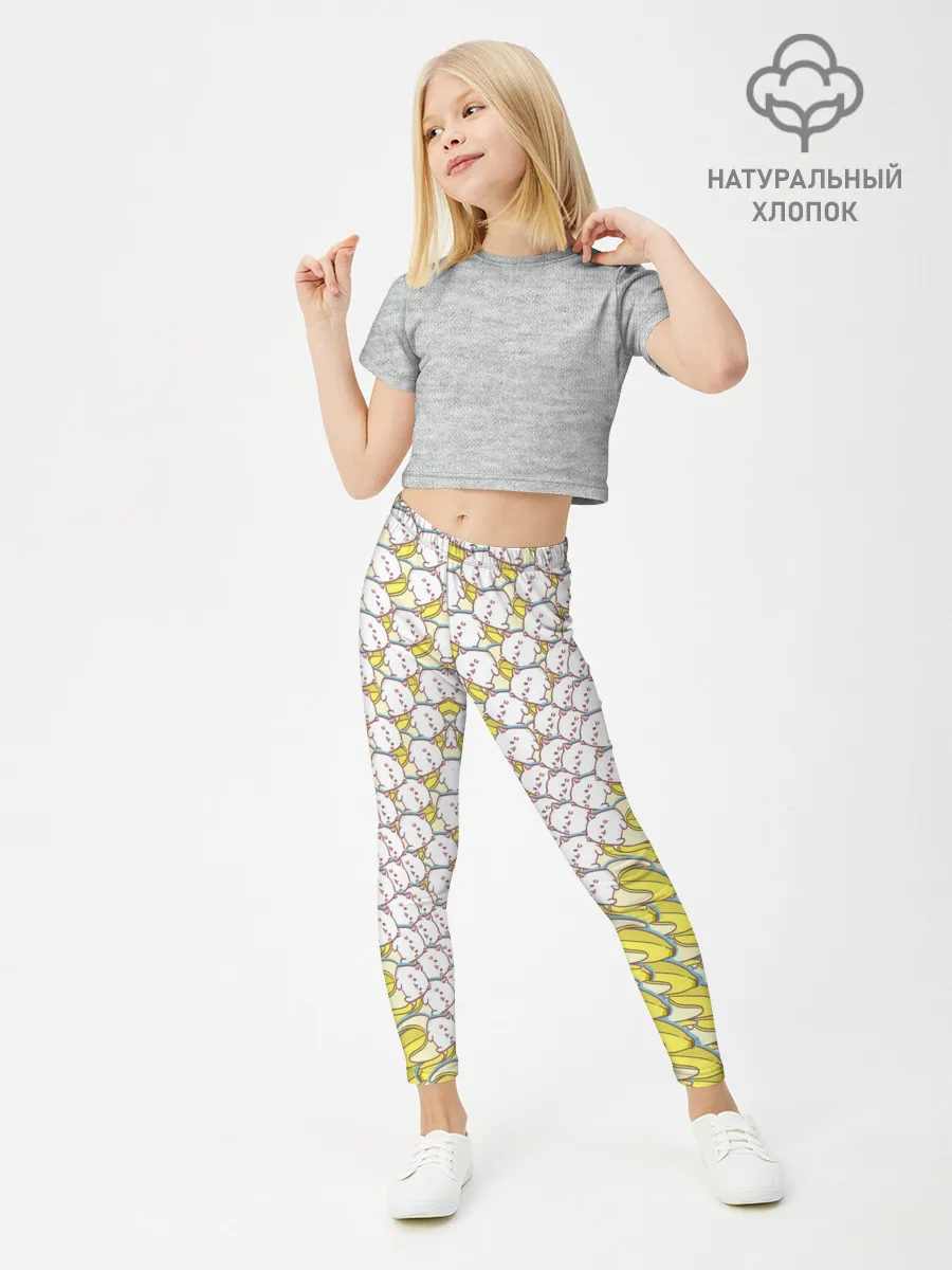 Леггинсы для девочки / Банана-котики