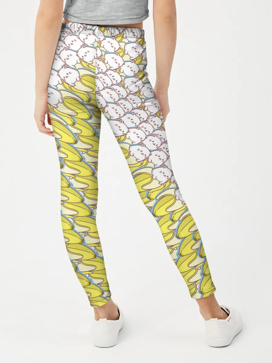 Леггинсы для девочки / Банана-котики