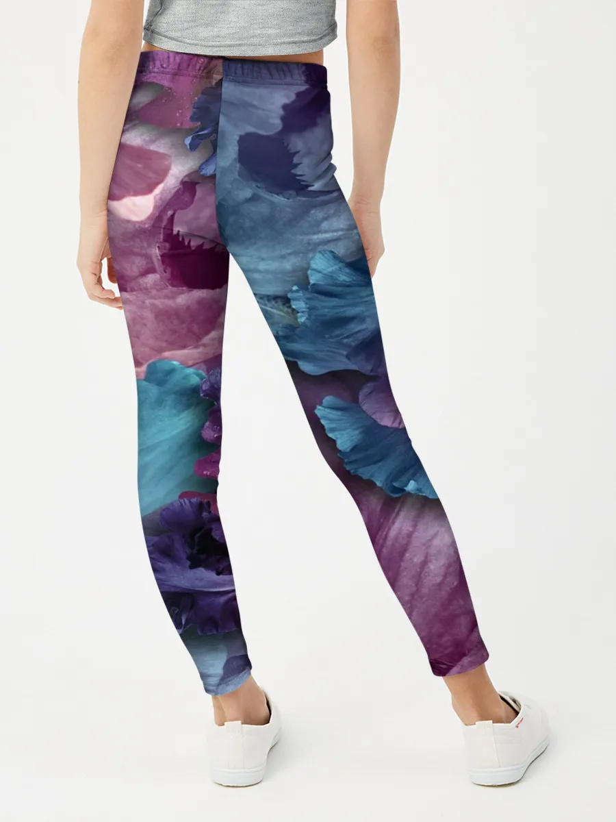 Леггинсы для девочки / Цветы