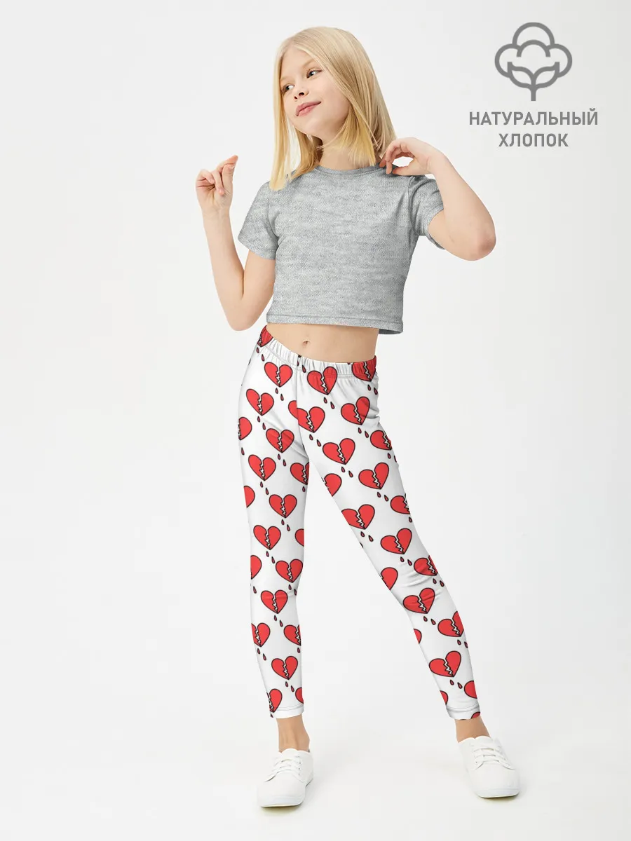 Леггинсы для девочки / Разбитое Сердце