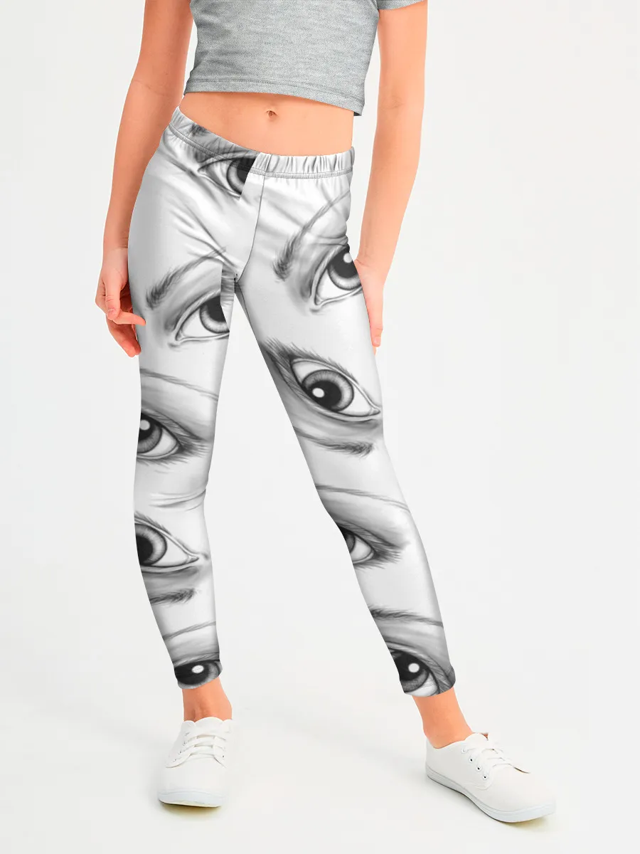 Леггинсы для девочки / глаза