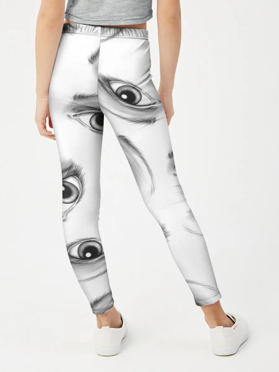 Леггинсы для девочки / глаза