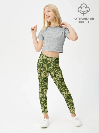 Леггинсы для девочки / 23 февраля