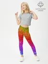 Леггинсы для девочки / Блестки радуги