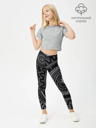 Леггинсы для девочки / Стимпанк Механизмы