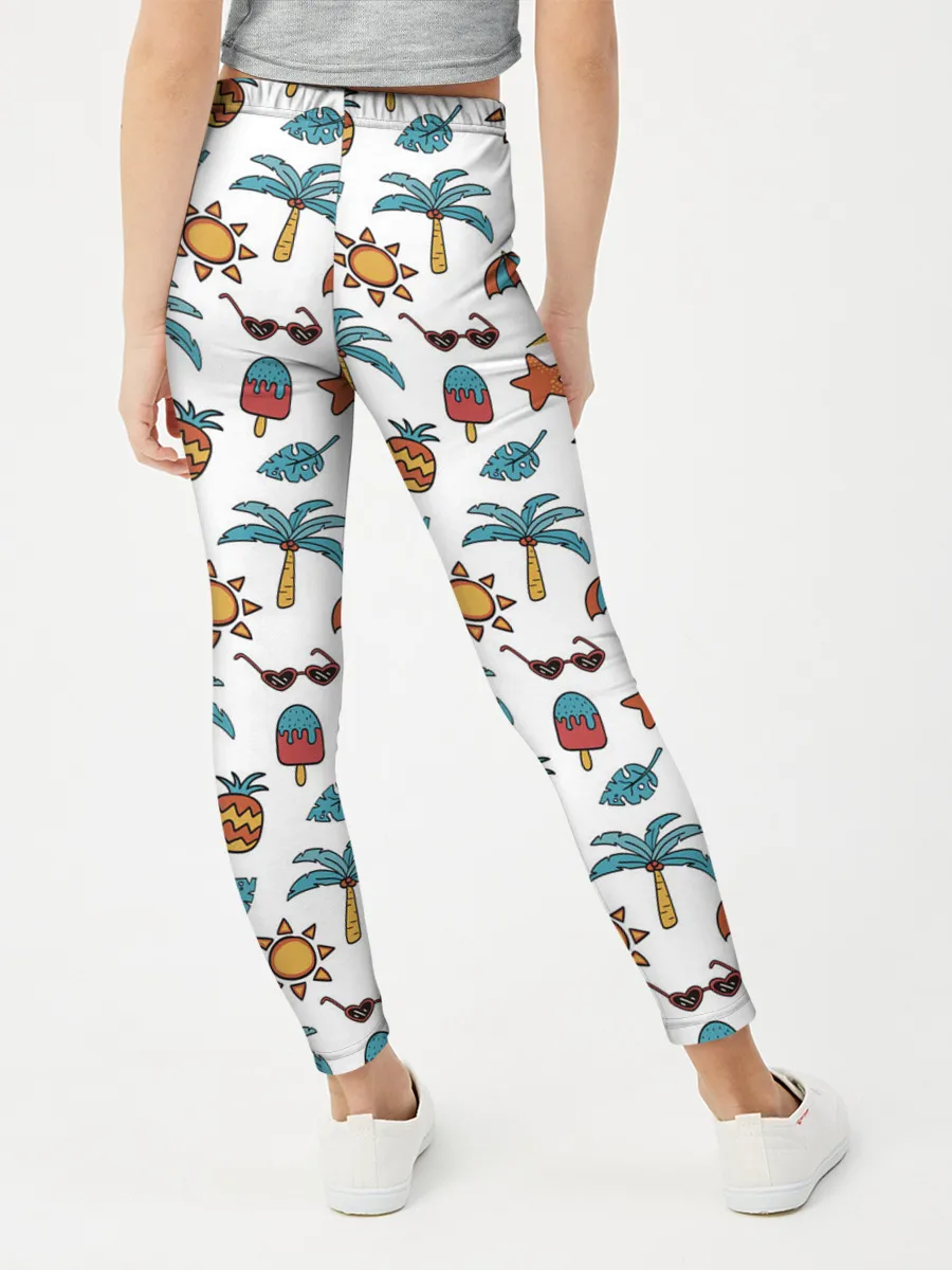 Леггинсы для девочки / Летний паттерн