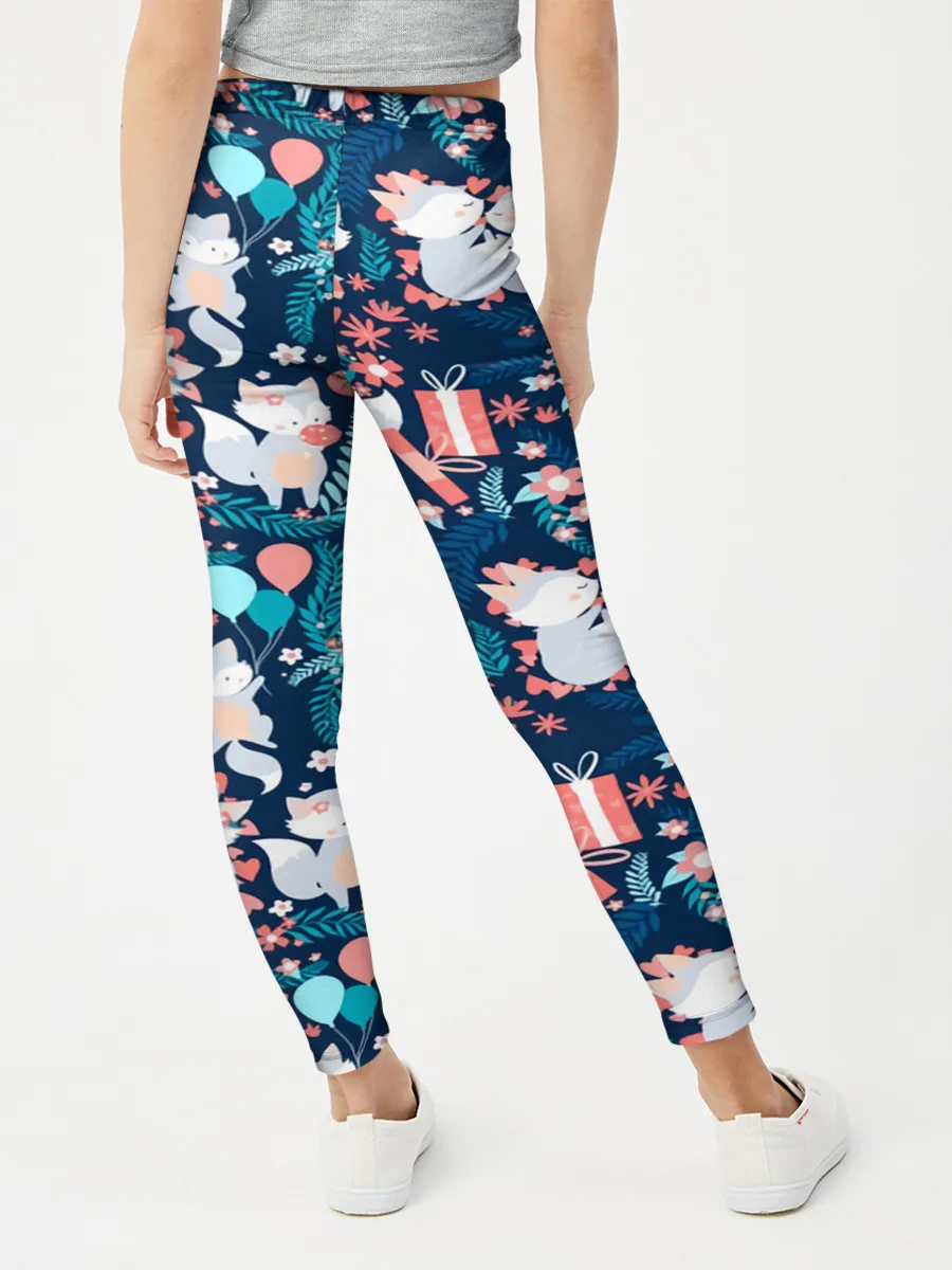 Леггинсы для девочки / Котики | Подарки