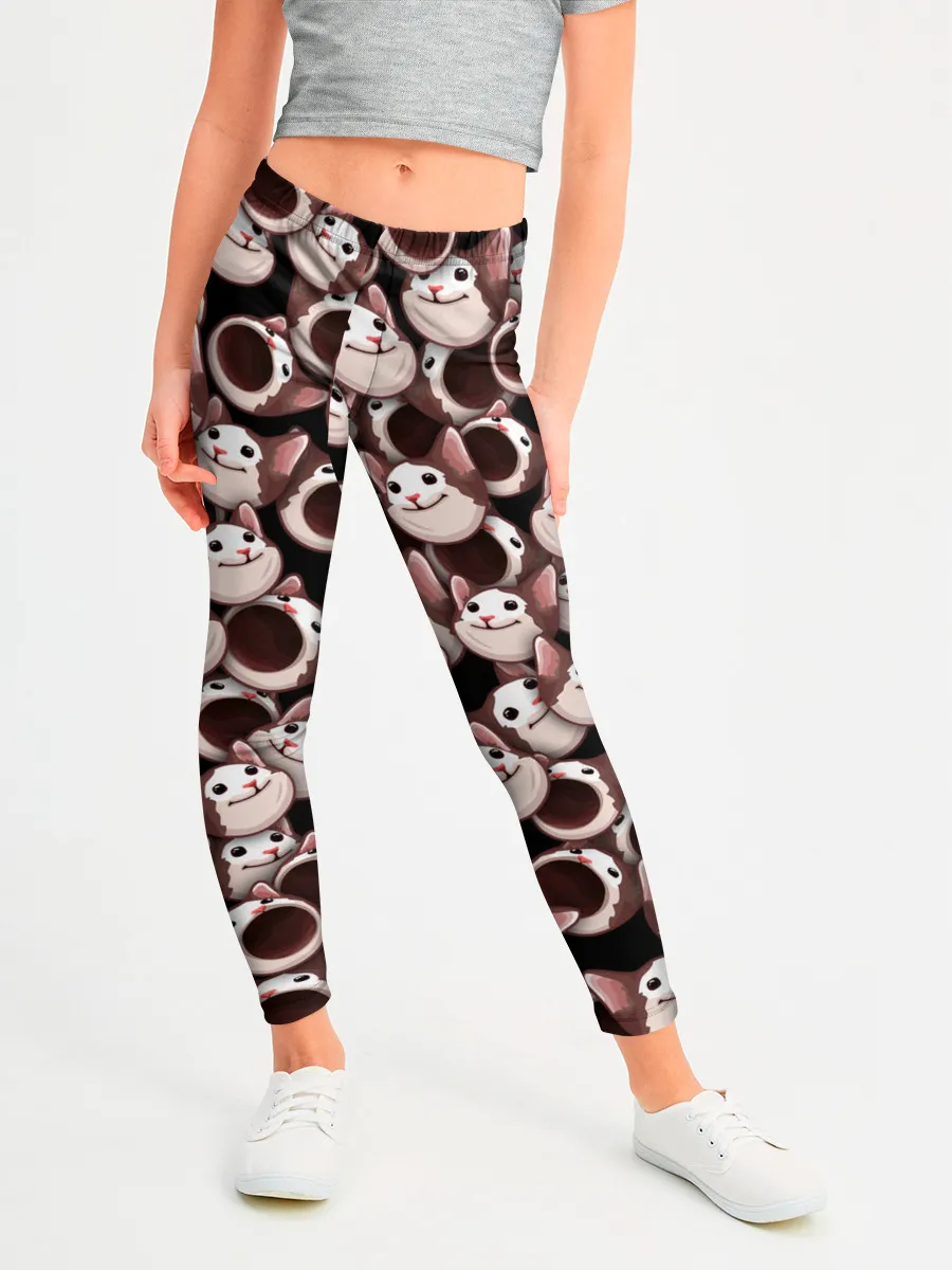 Леггинсы для девочки / Popping cats