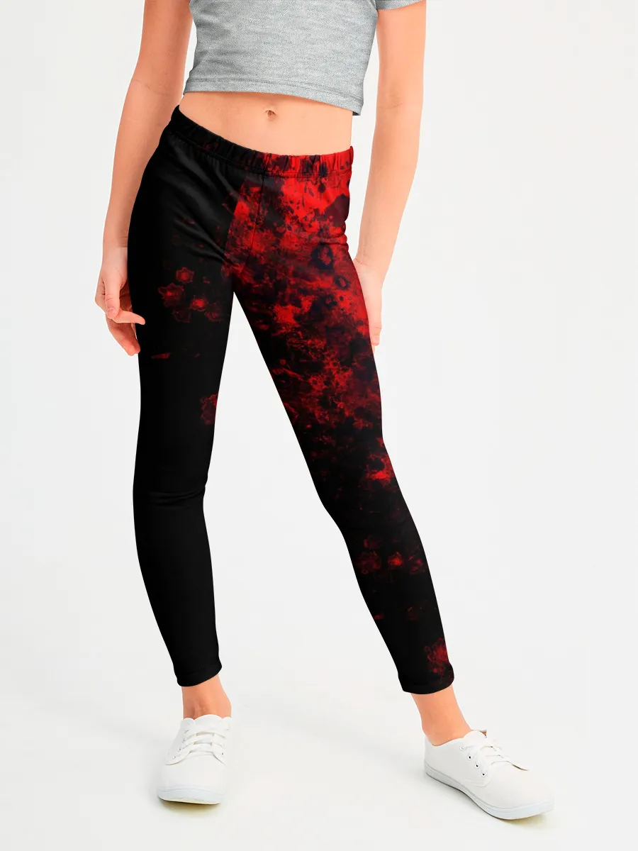 Леггинсы для девочки / Пятна Крови