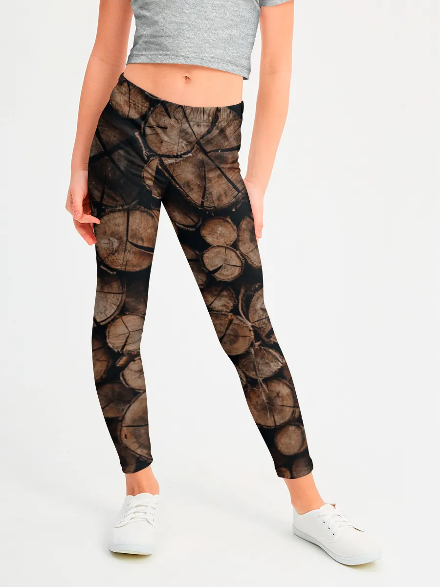 Леггинсы для девочки / Бревна