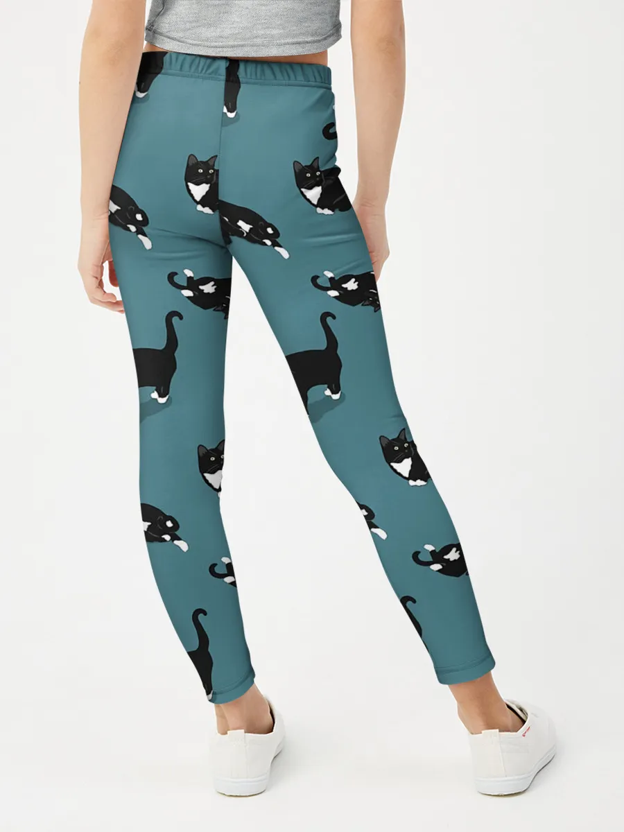 Леггинсы для девочки / Коты и кошечки