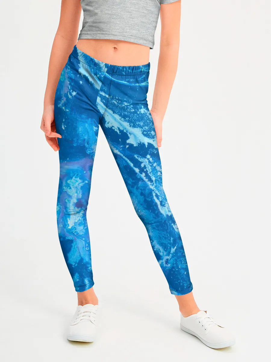 Леггинсы для девочки / Ледяной