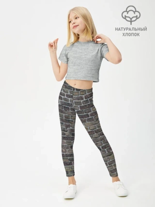 Леггинсы для девочки / кирпич