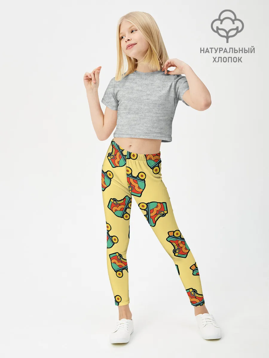 Леггинсы для девочки / Ролики