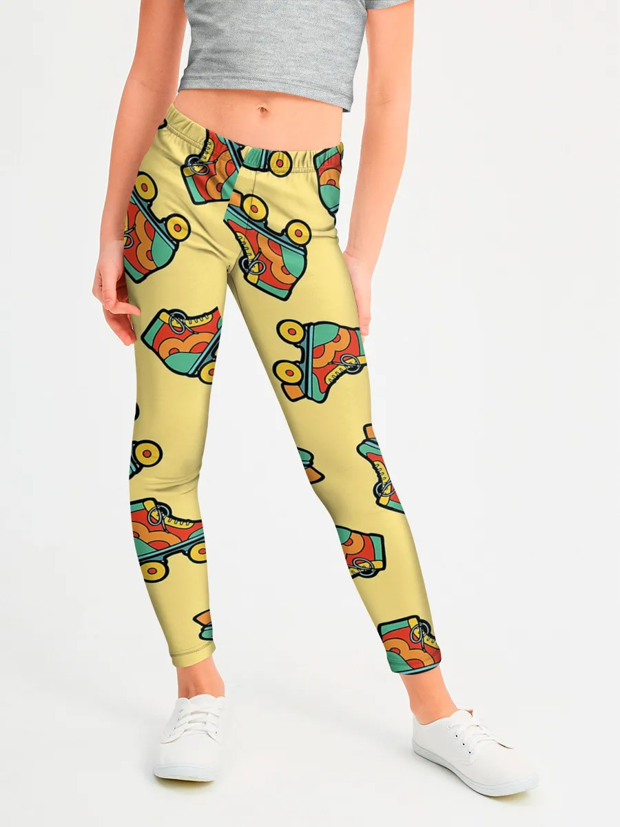 Леггинсы для девочки / Ролики