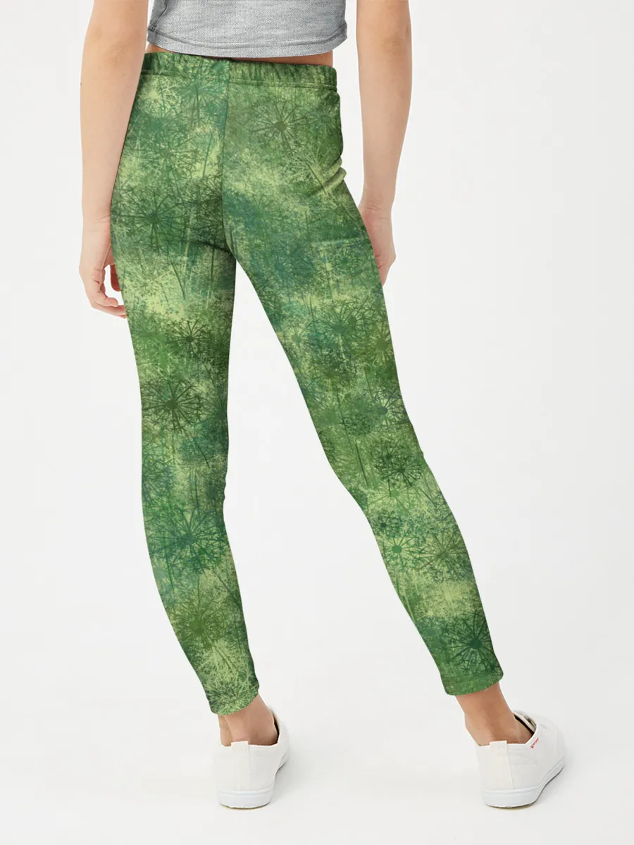 Леггинсы для девочки / Одуванчики