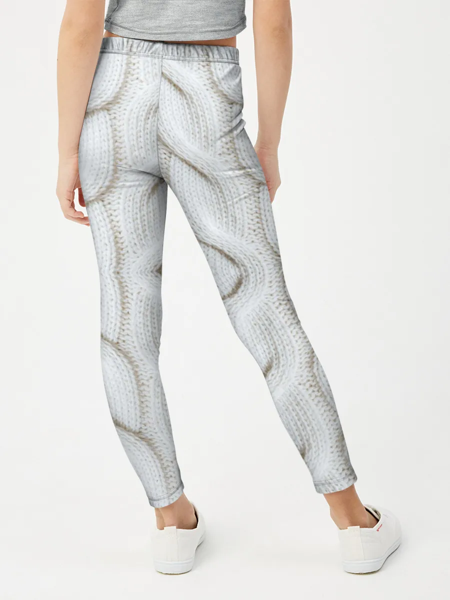 Леггинсы для девочки / Вязанка