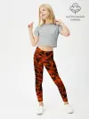 Леггинсы для девочки / Пламя