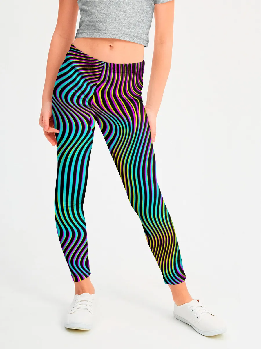 Леггинсы для девочки / Современная абстракция