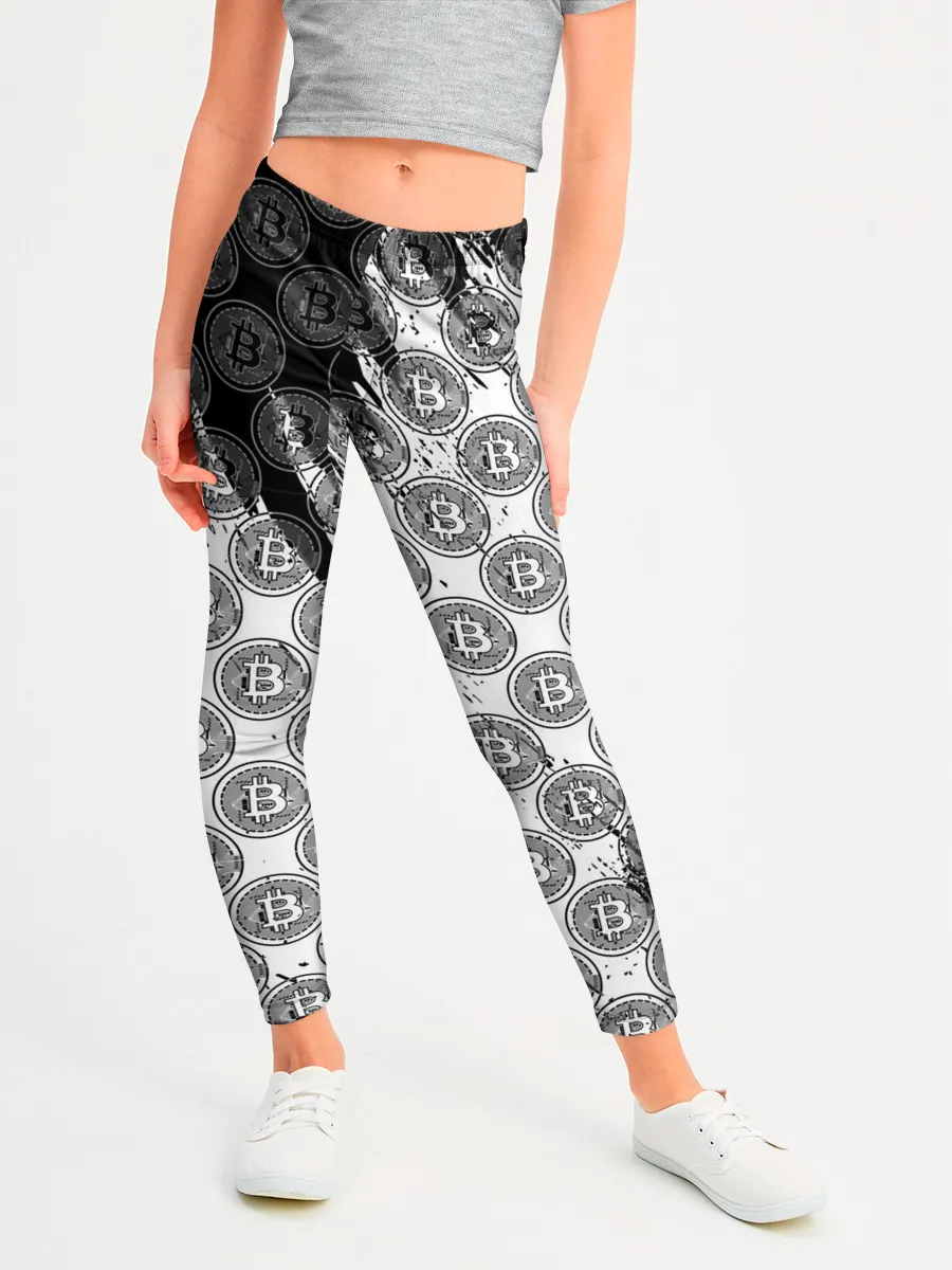 Леггинсы для девочки / Bitcoin