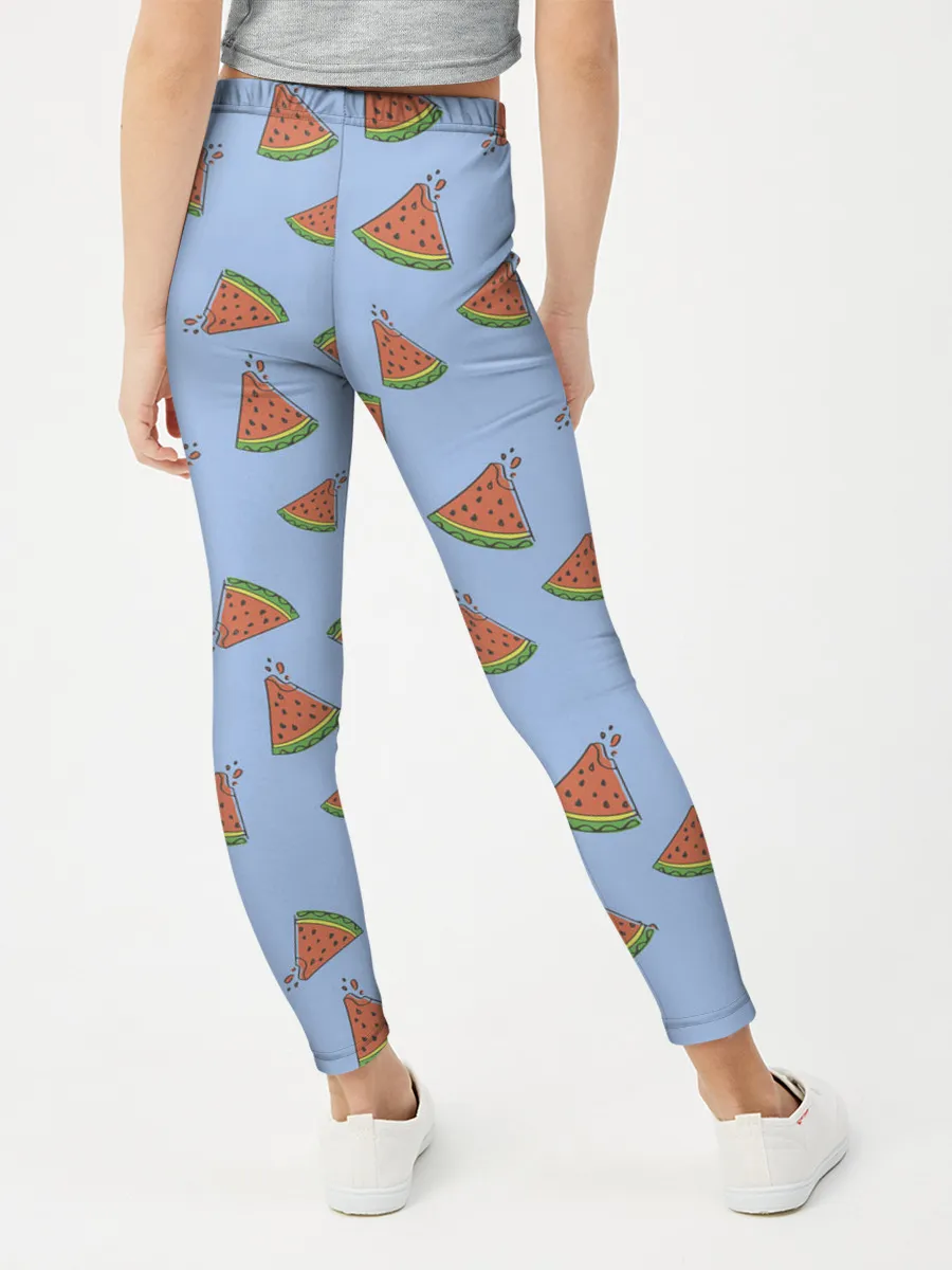 Леггинсы для девочки / Кусочки арбуза
